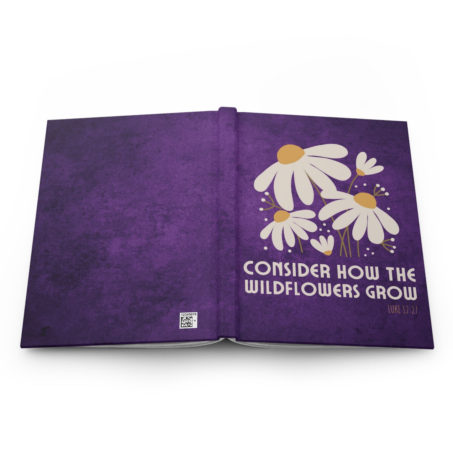Consider How The Wildflowers Grow Hardcover Journal