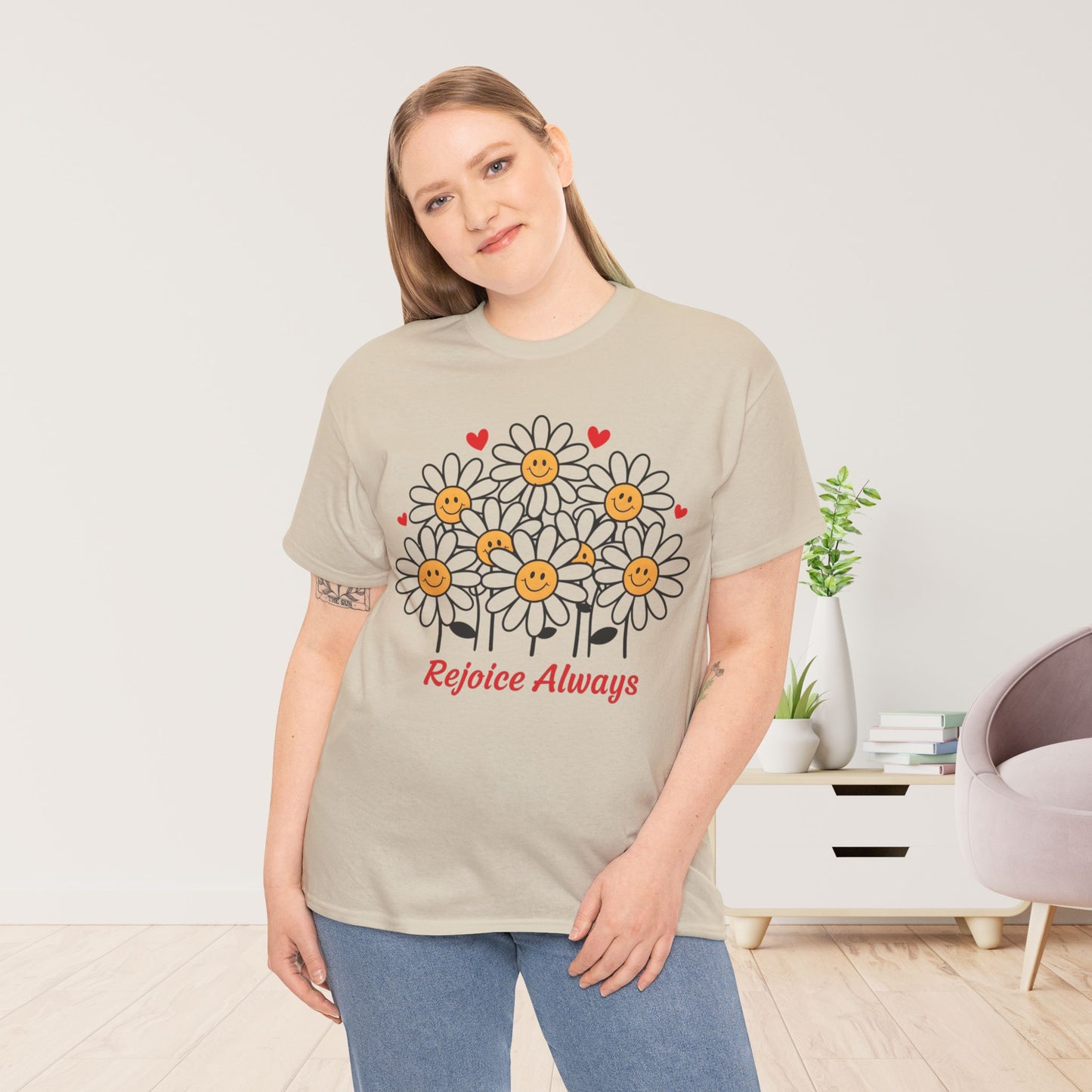 Rejoice Always Heavy Cotton Tee