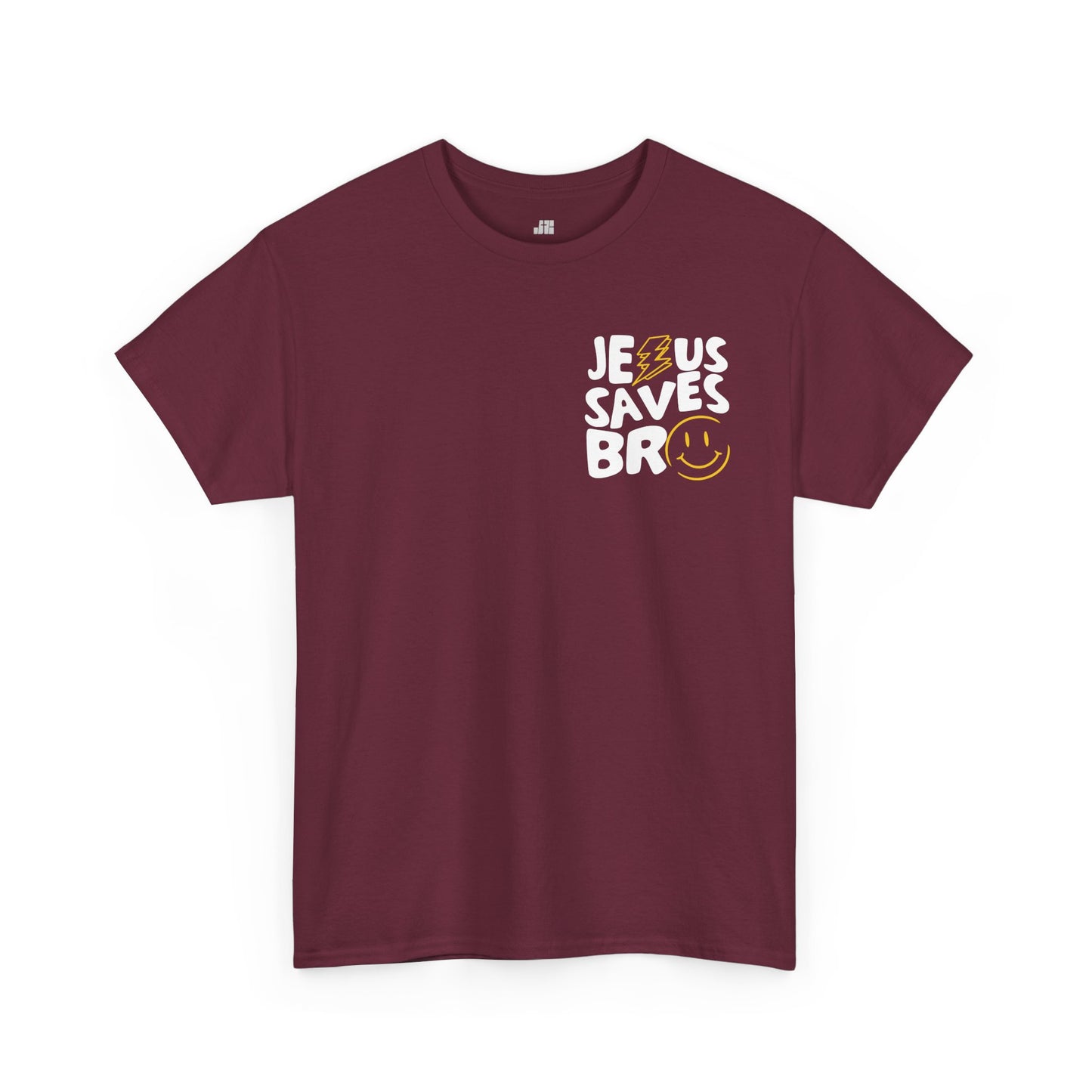 Jesus Saves Bro Heavy Cotton Tee