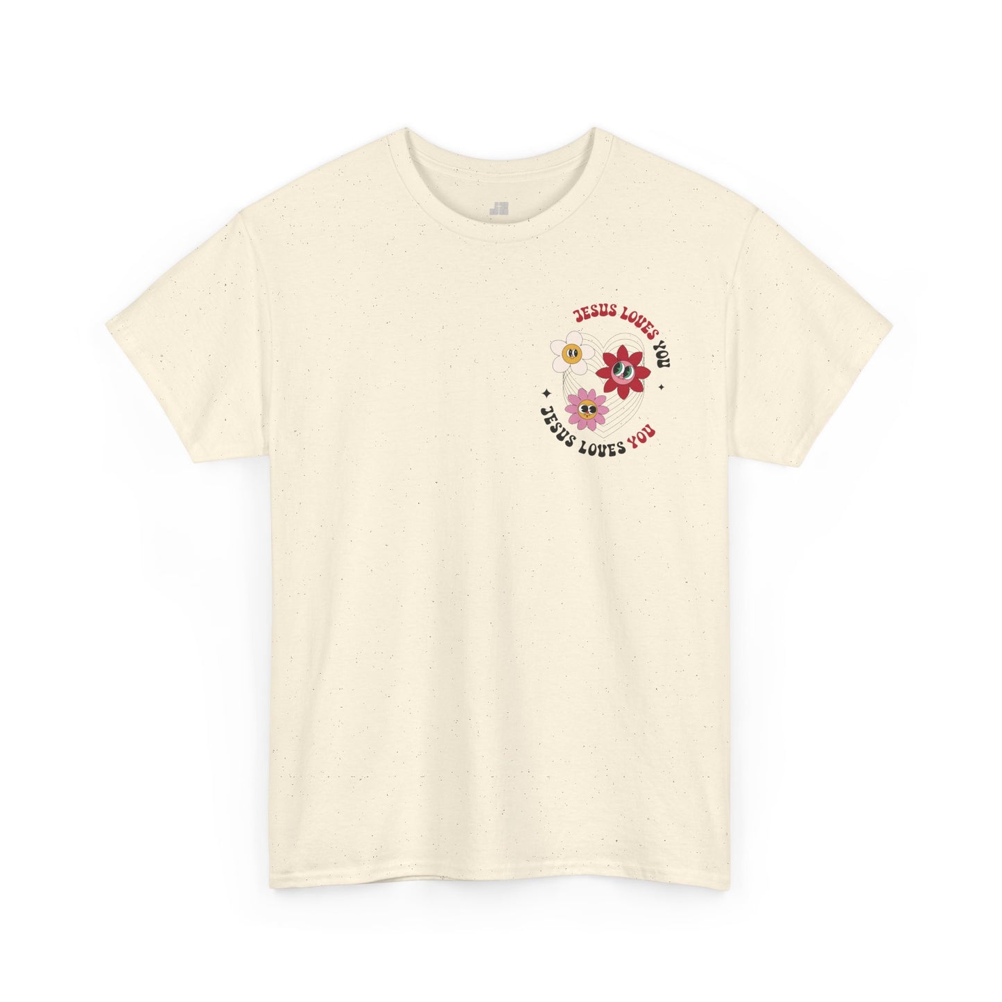 Jesus Loves You Heavy Cotton Tee