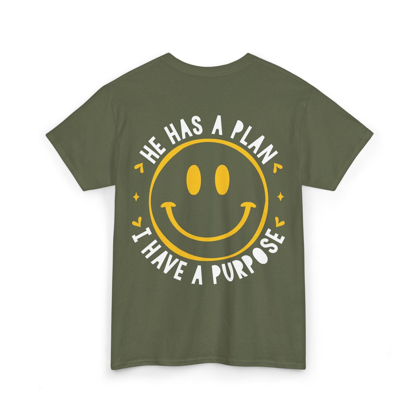 He Has a Plan, I Have a Purpose Heavy Cotton Tee