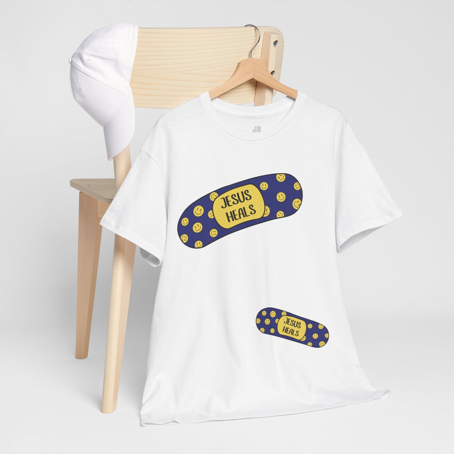 Jesus Heals Heavy Cotton Tee