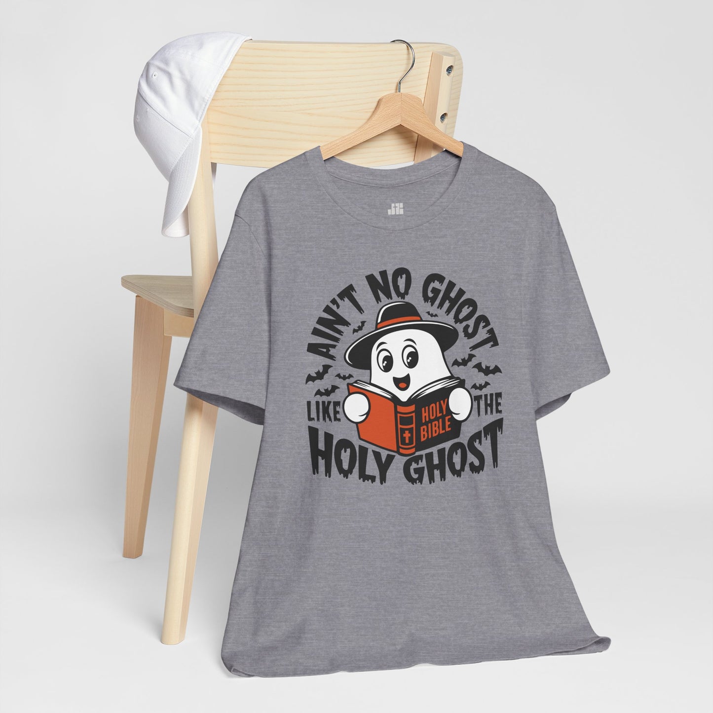 Ain't No Ghost Like The Holy Ghost Soft Cotton Tee - Christian Shirt