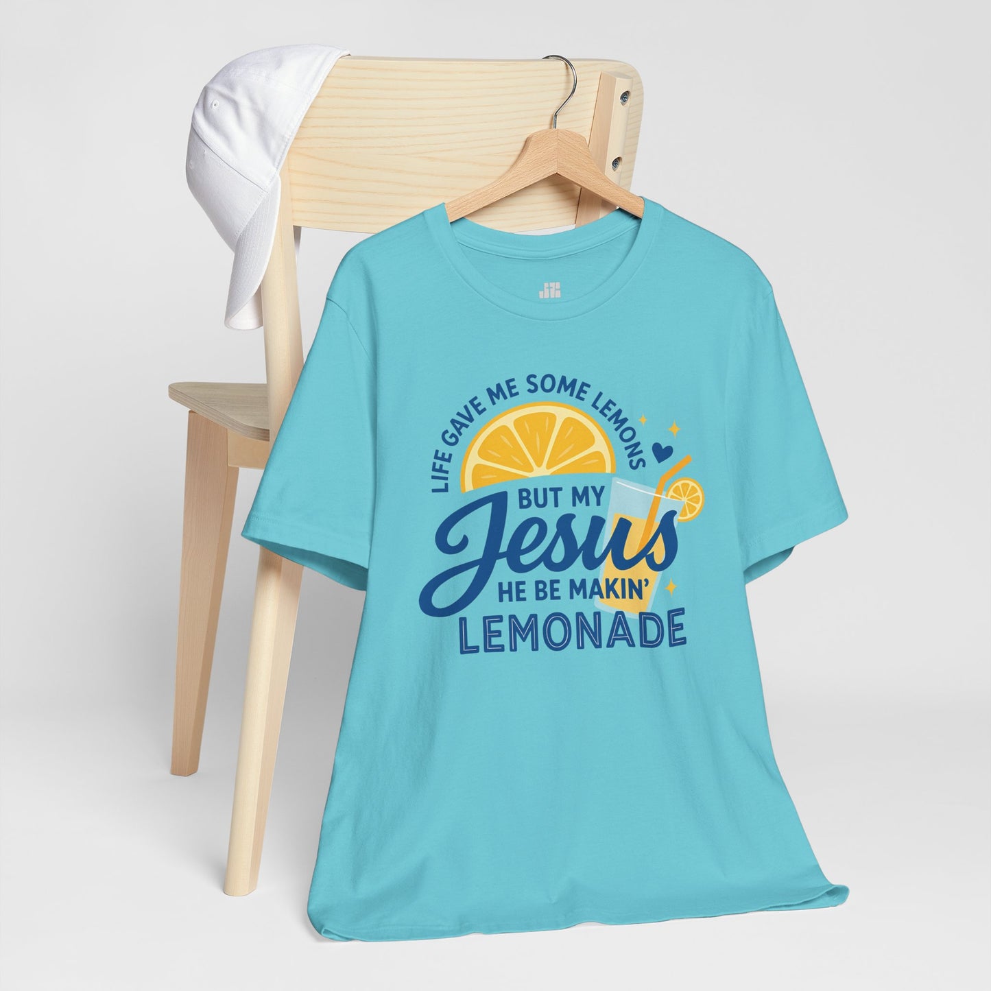 Life Gave Me Lemons But My Jesus Makes Lemonade Soft Cotton Tee