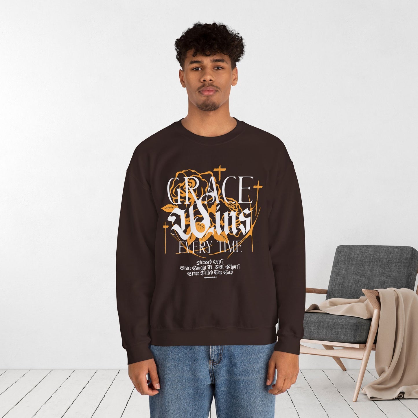 Grace Wins Every Time Sweatshirt