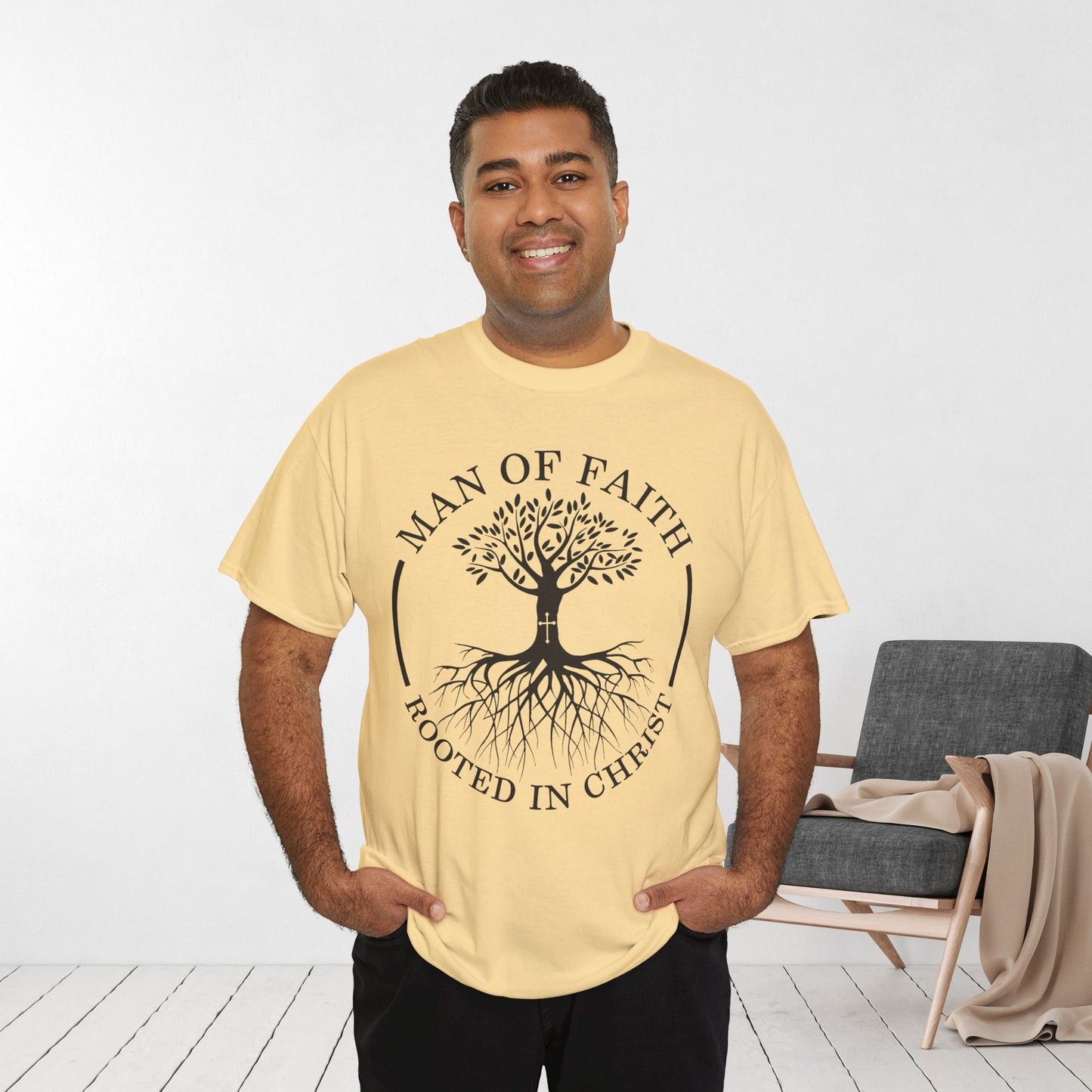 Man of Faith Heavy Cotton Tee