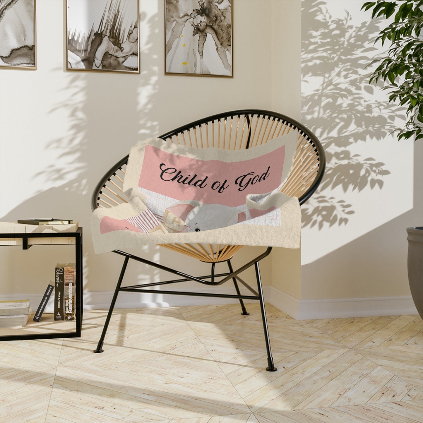 Personalized “Child of God” Christian Baby Blanket - Christian Nursery Blanket