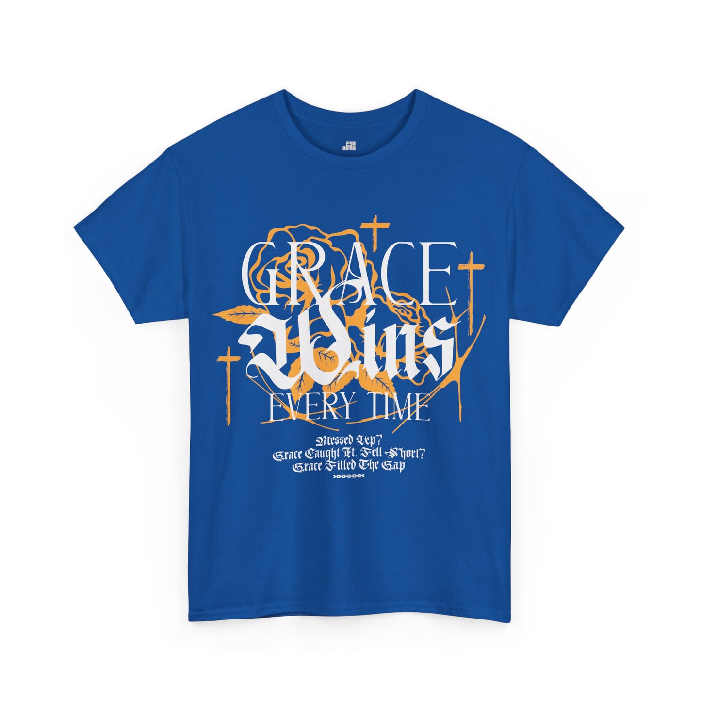 Grace Wins Every Time Heavy Cotton Tee