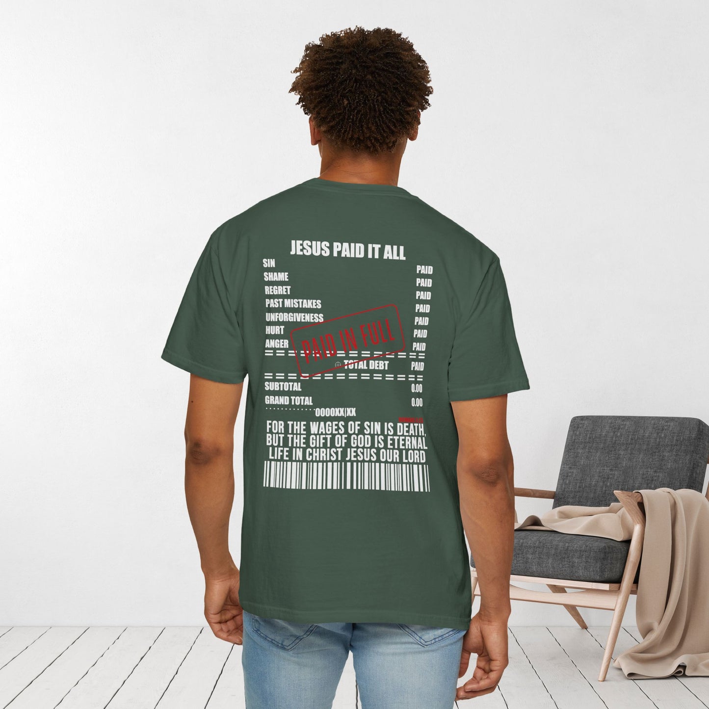 Jesus Paid the Price Comfort Colors Shirt