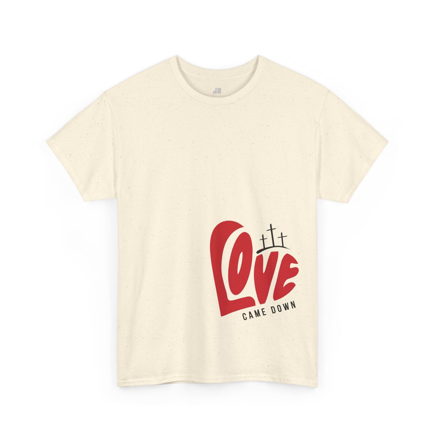 Love Came Down Heavy Cotton Tee - Luke 2:11