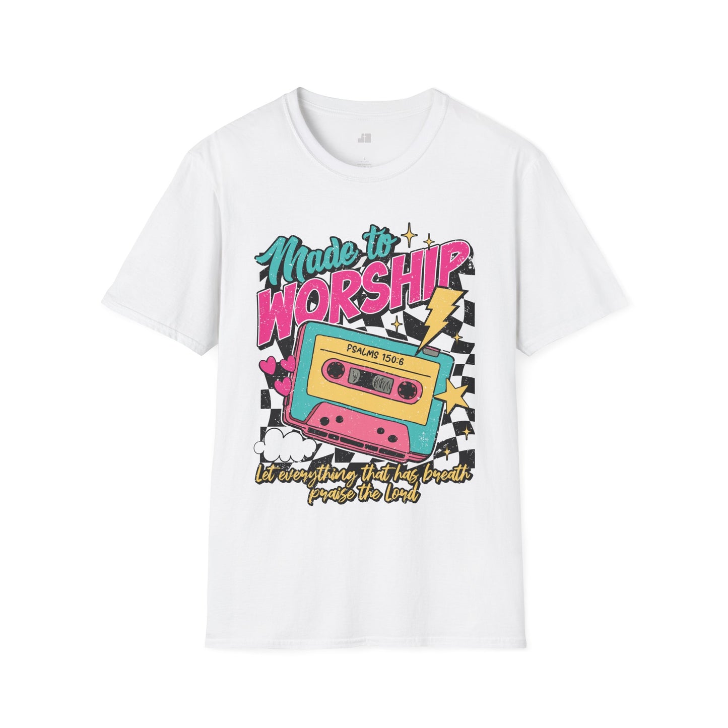 Retro Made to Worship Softstyle T-shirt