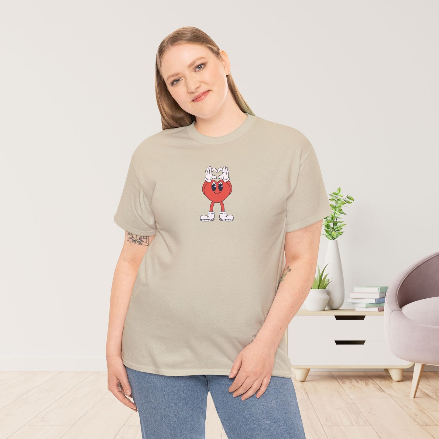 Jesus Loves You Heavy Cotton Tee