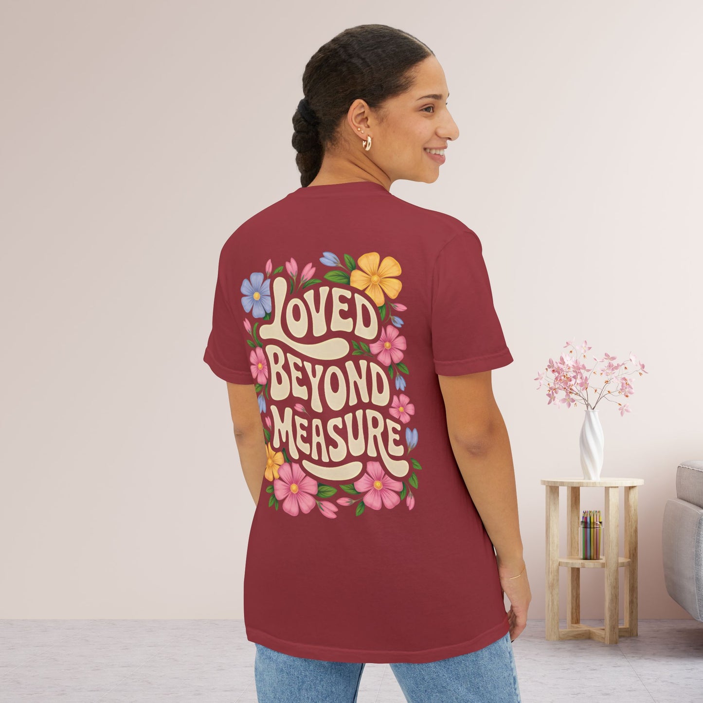 Loved Beyond Measure Comfort Colors Pocket T-Shirt
