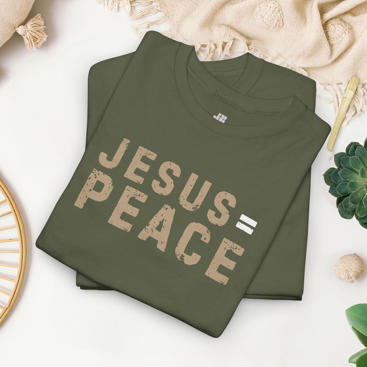 Jesus is Peace Heavy Cotton Tee