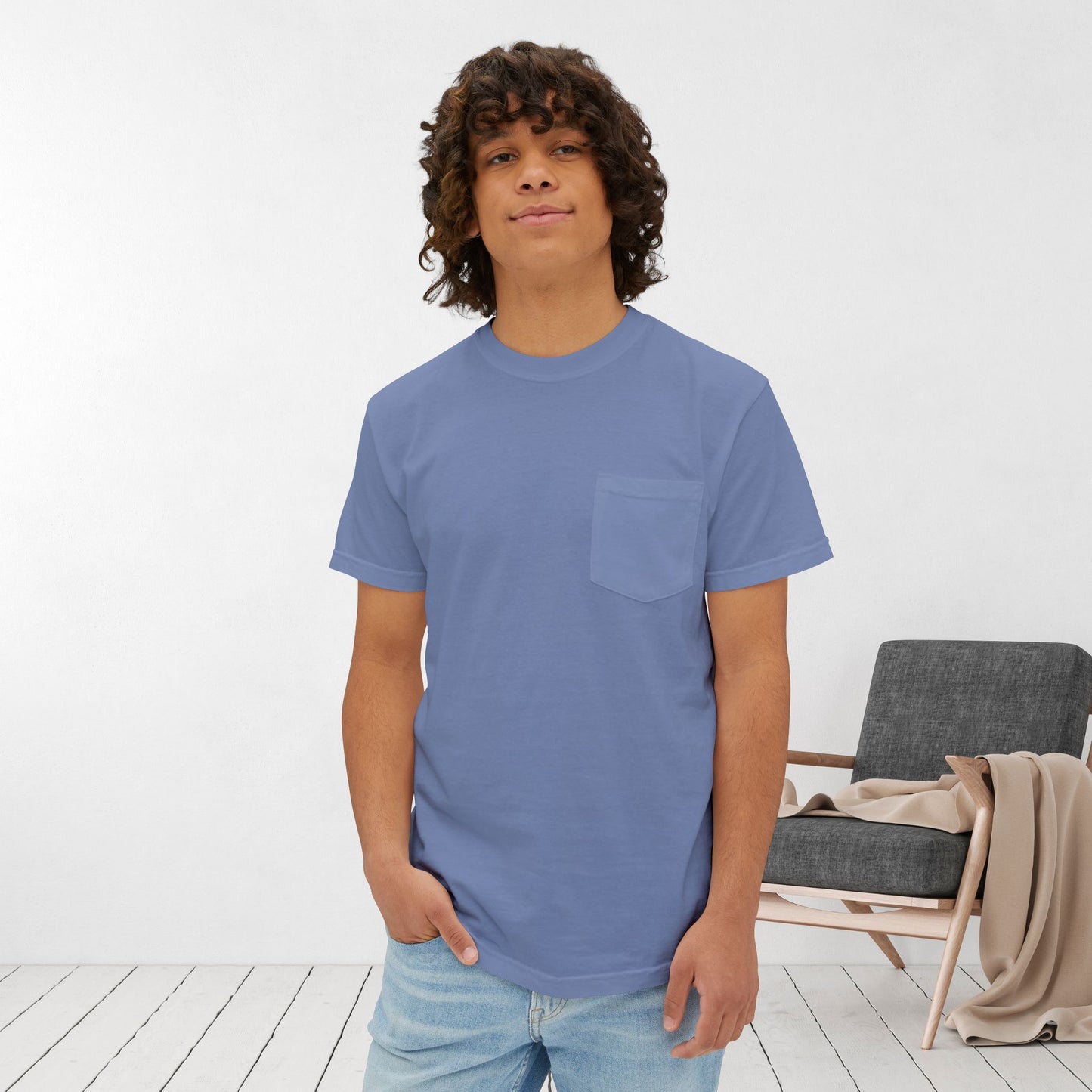 Follow the Word Not the Herd Comfort Colors Pocket T-Shirt