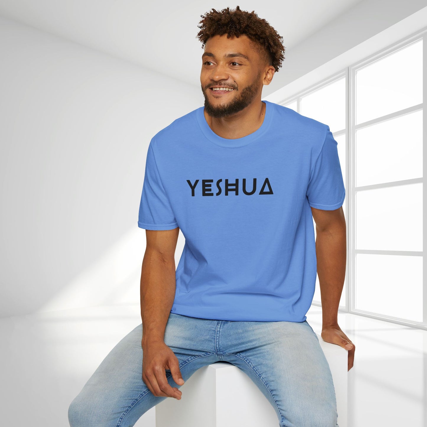 Unisex YESHUA Softstyle T-shirt - Minimalist Christian Shirt