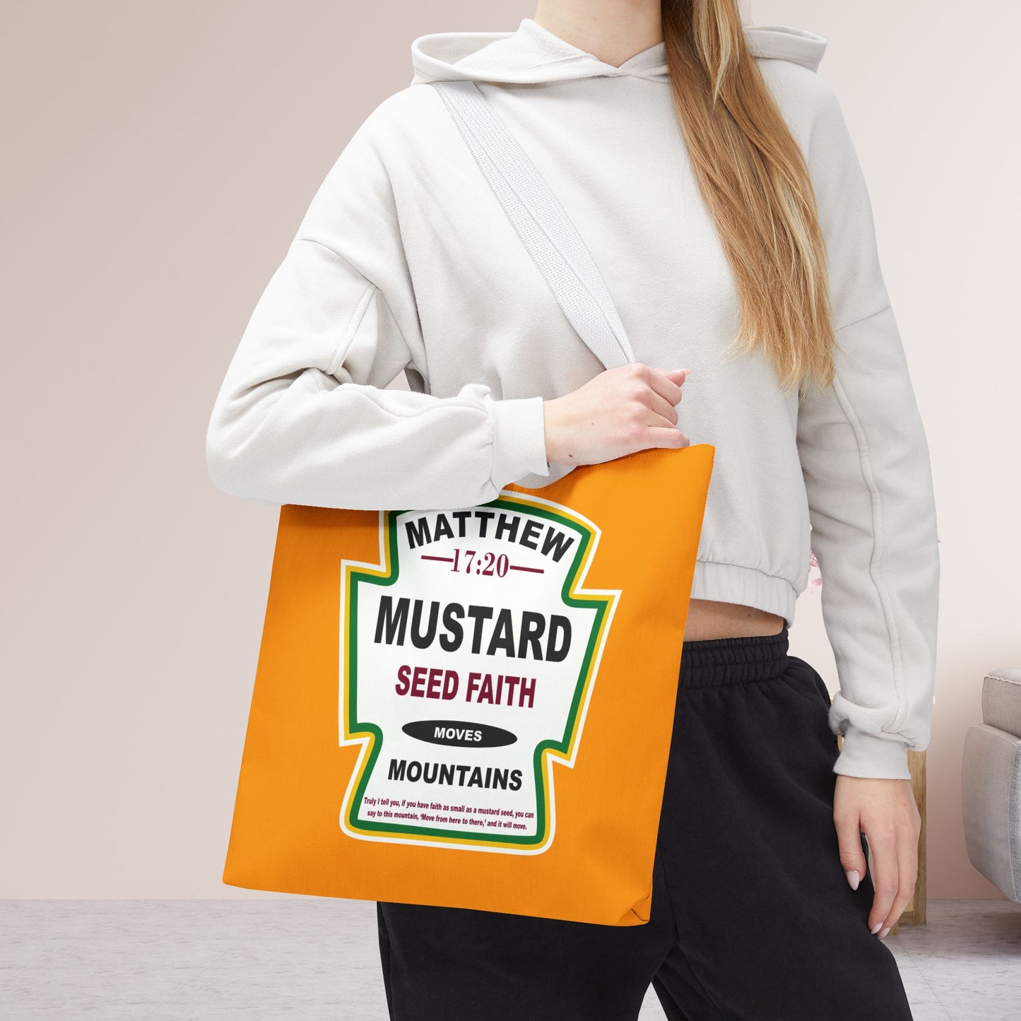 Mustard Seed Faith Tote Bag - 16"