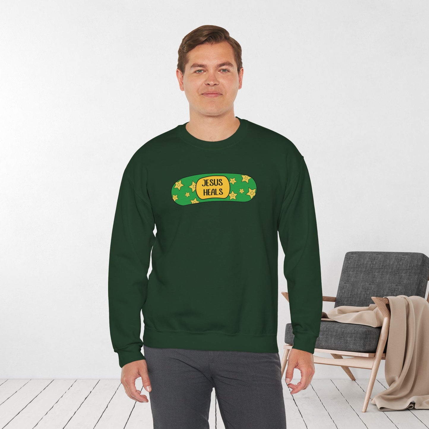 Jesus Heals Sweatshirt