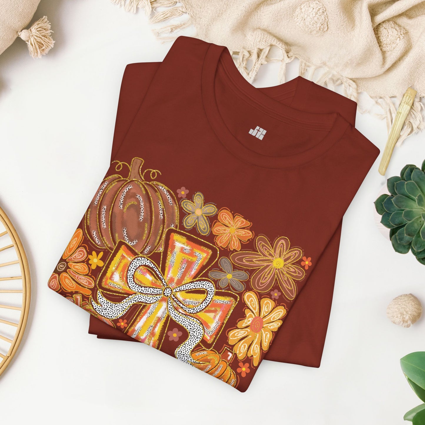 Trendy Fall Christian Soft Cotton Tee