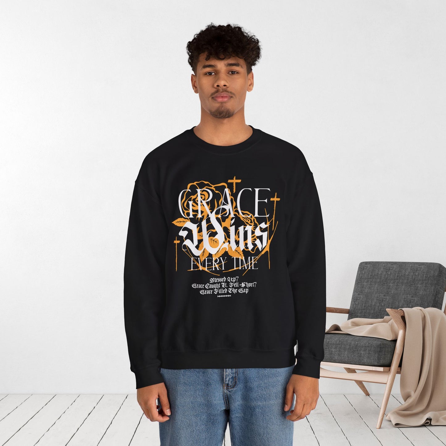 Grace Wins Every Time Sweatshirt