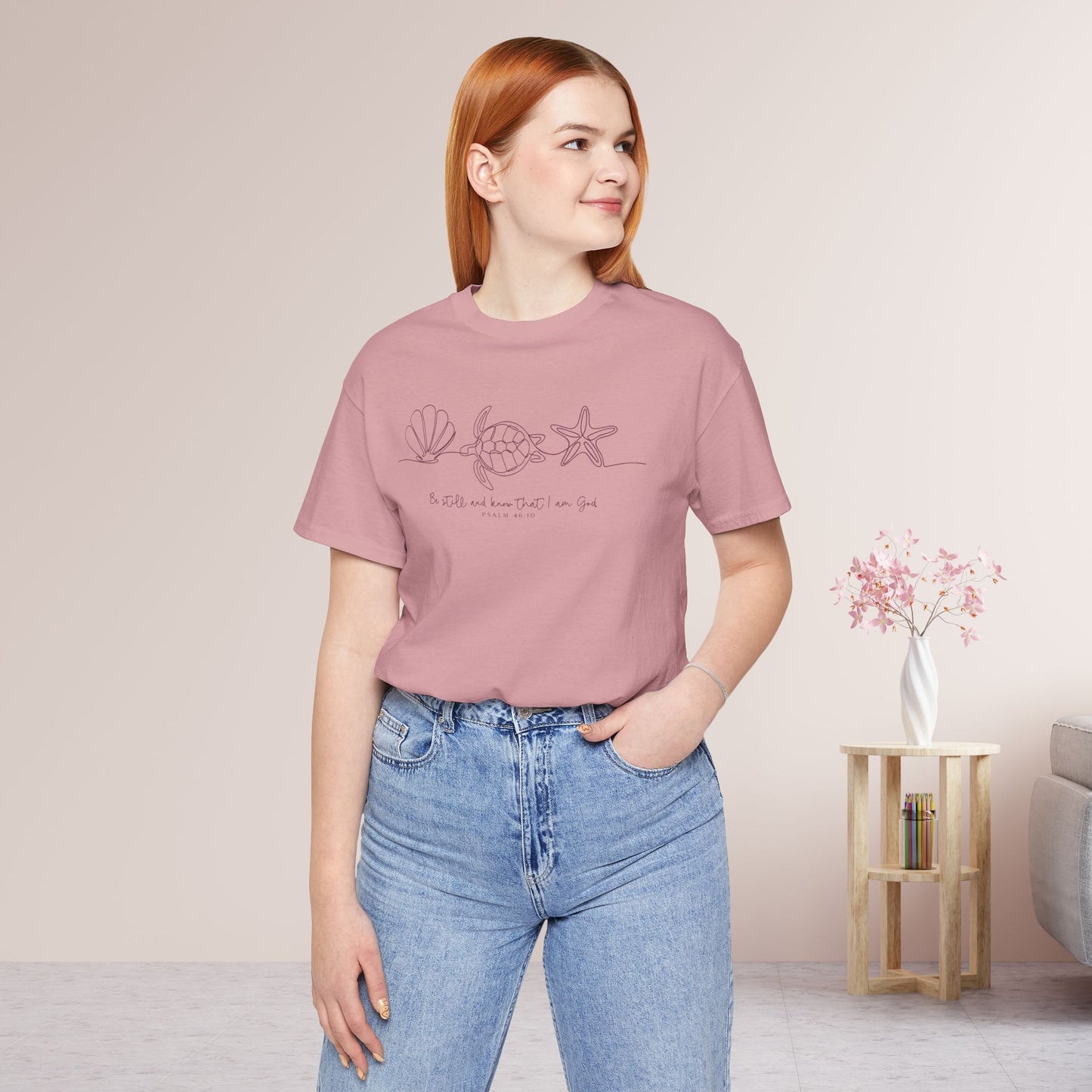 Be Still and Know That I Am God Soft Cotton Tee