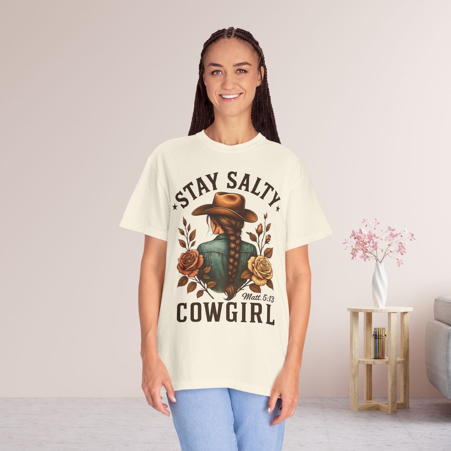 Stay Salty Cowgirl Comfort Colors Shirt