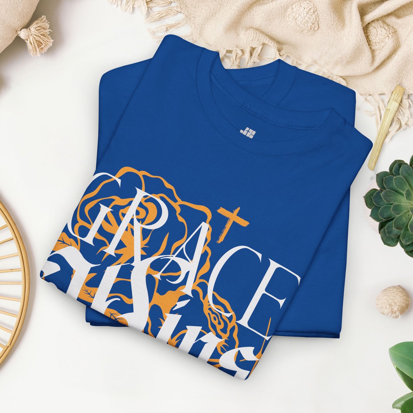 Grace Wins Every Time Heavy Cotton Tee