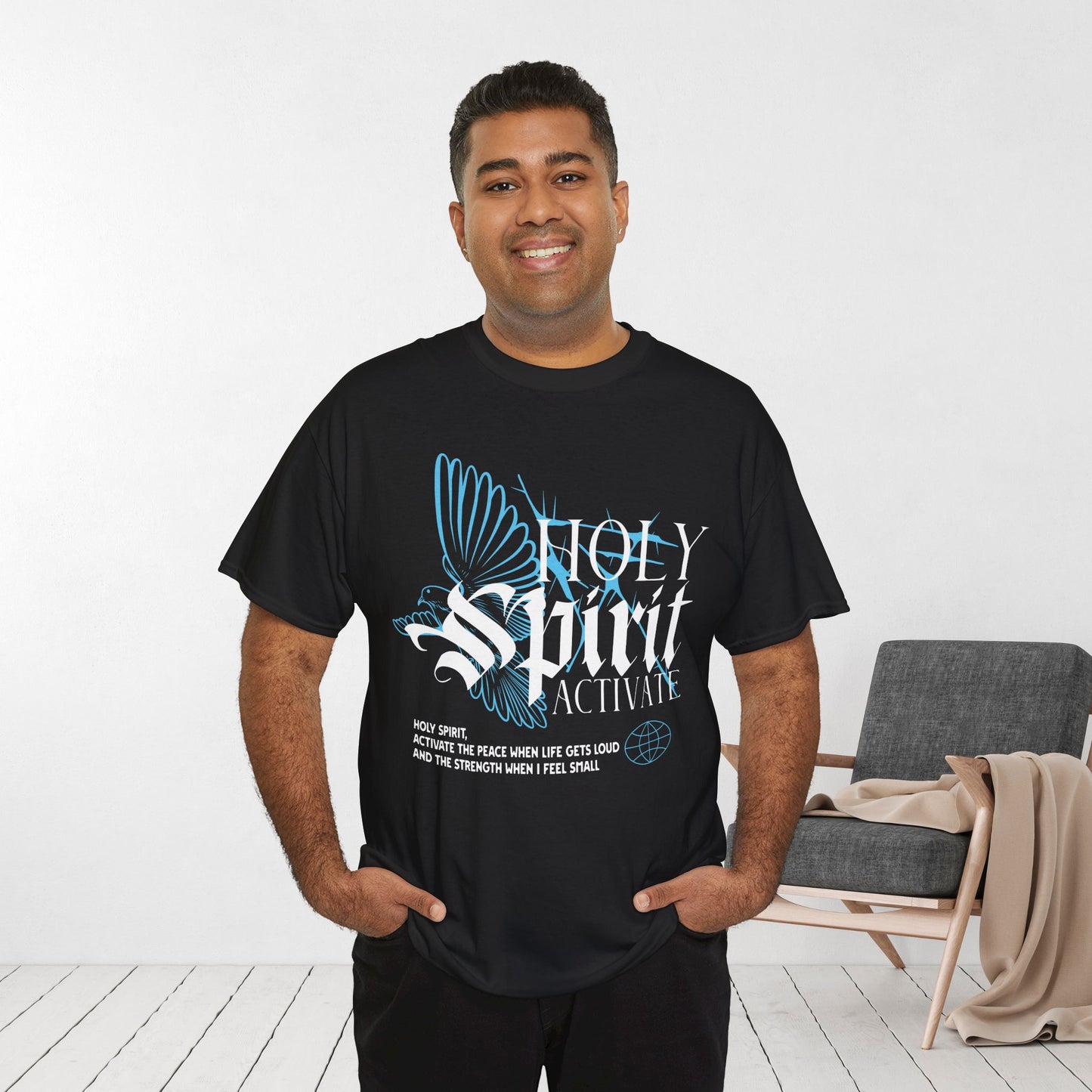 Holy Spirit Activate Heavy Cotton Tee