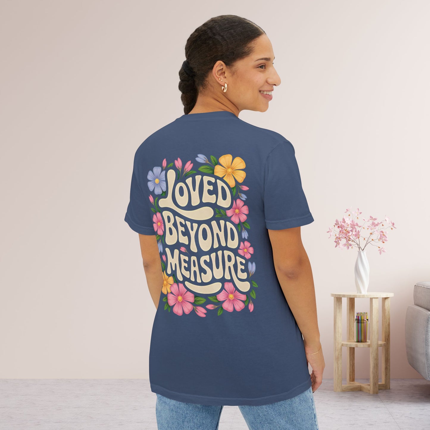Loved Beyond Measure Comfort Colors Pocket T-Shirt
