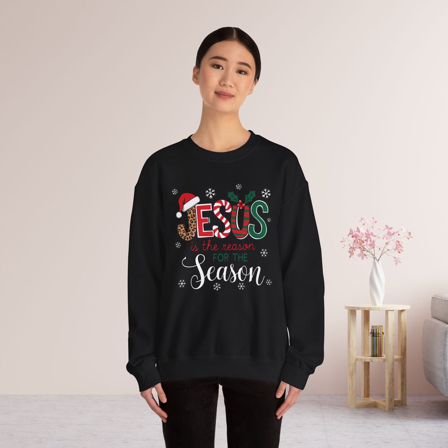 Jesus Is The Reason For The Season Christian Sweatshirt - Christmas Pullover