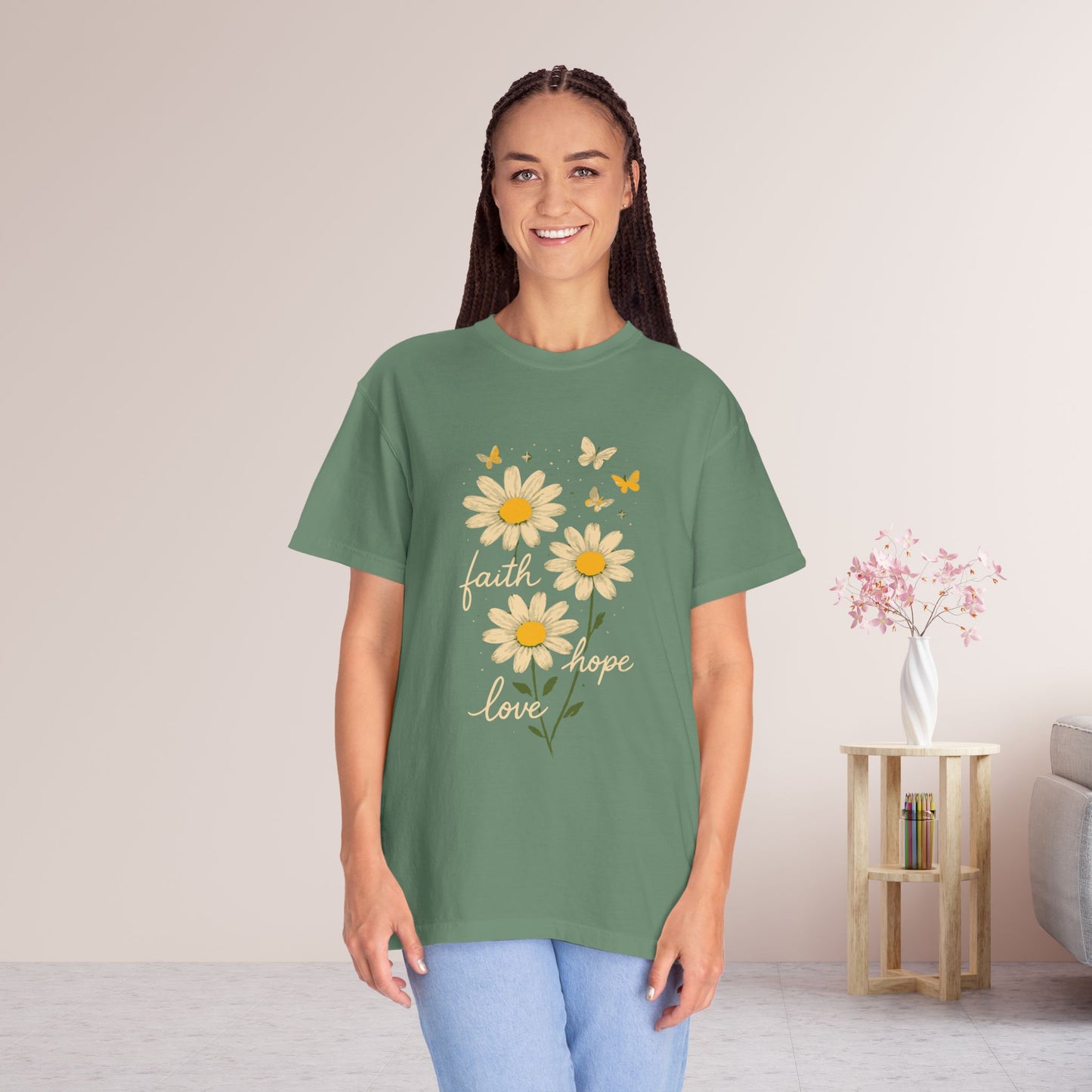 Faith Hope Love Comfort Colors Shirt