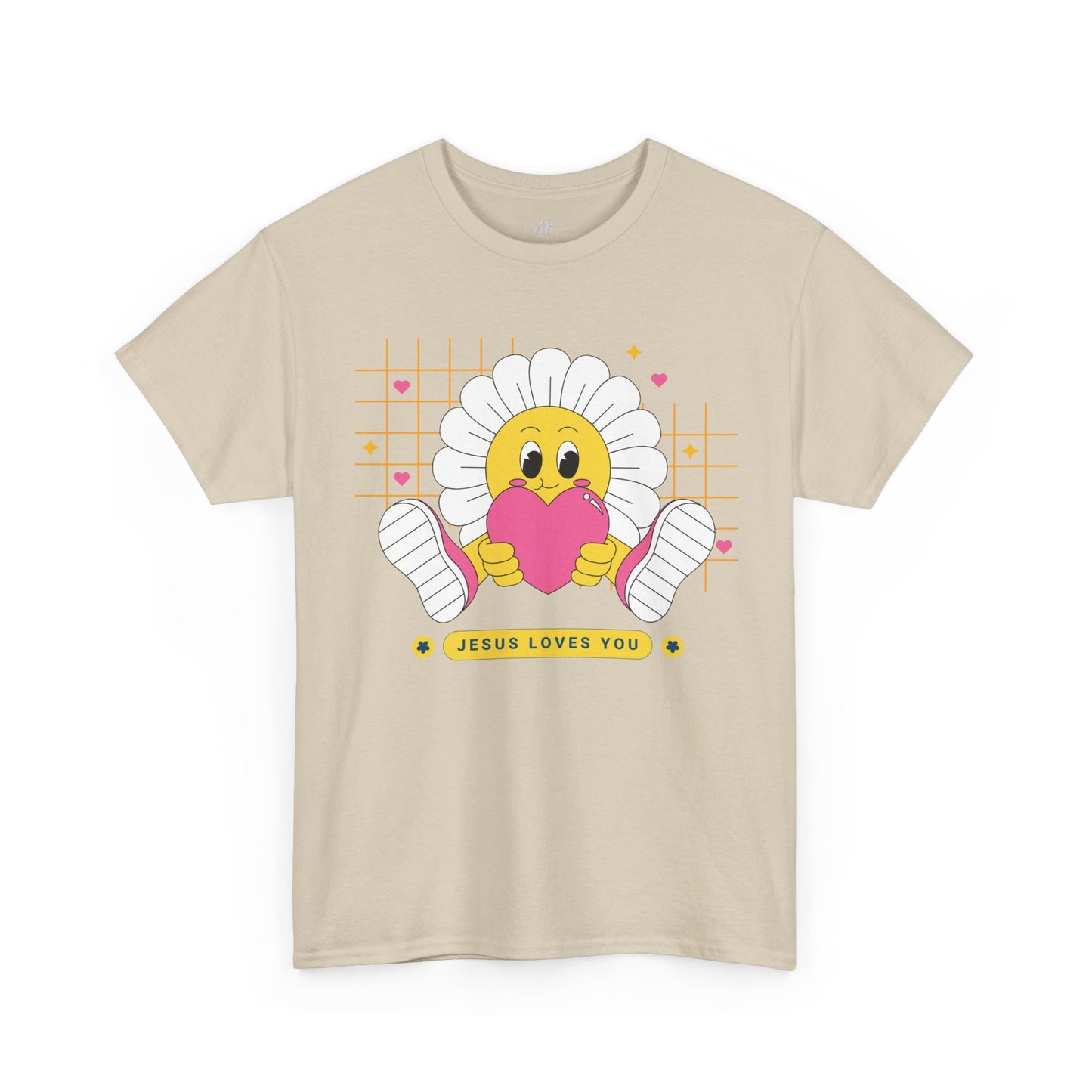 Jesus Loves You Heavy Cotton Tee
