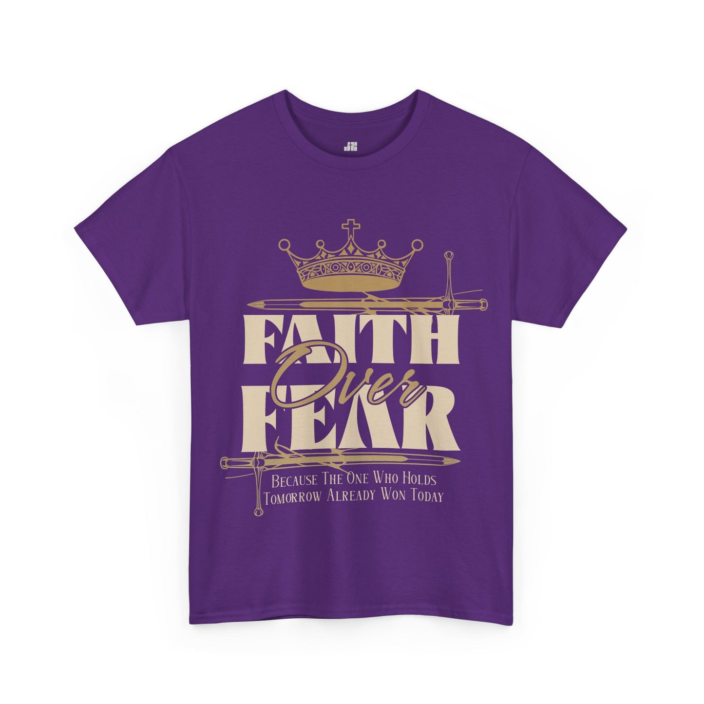 Faith Over Fear Heavy Cotton Tee