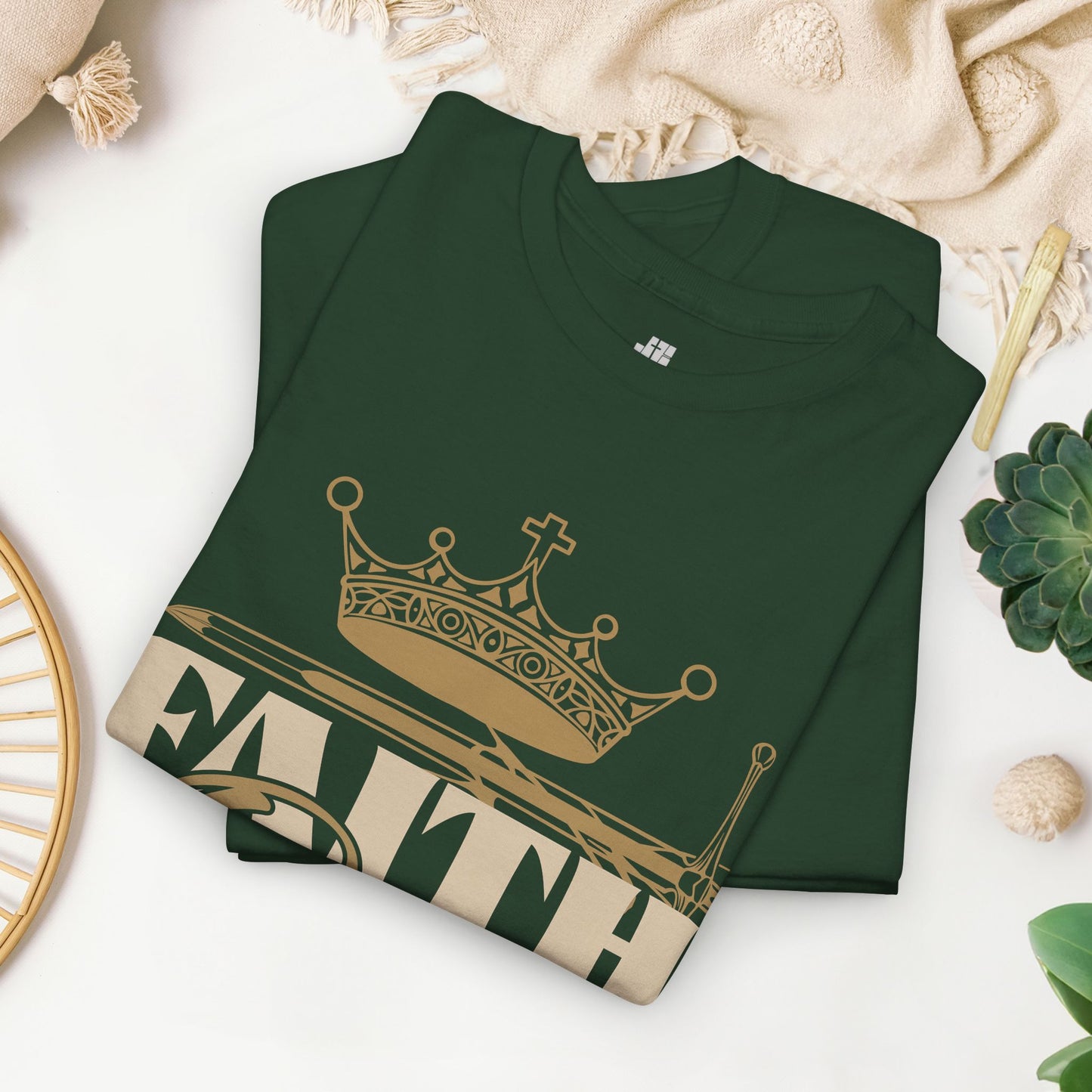 Faith Over Fear Heavy Cotton Tee