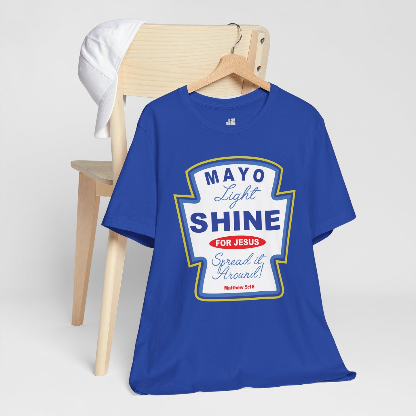 Mayo Light Shine for Jesus Soft Cotton Tee - Matthew 5:16
