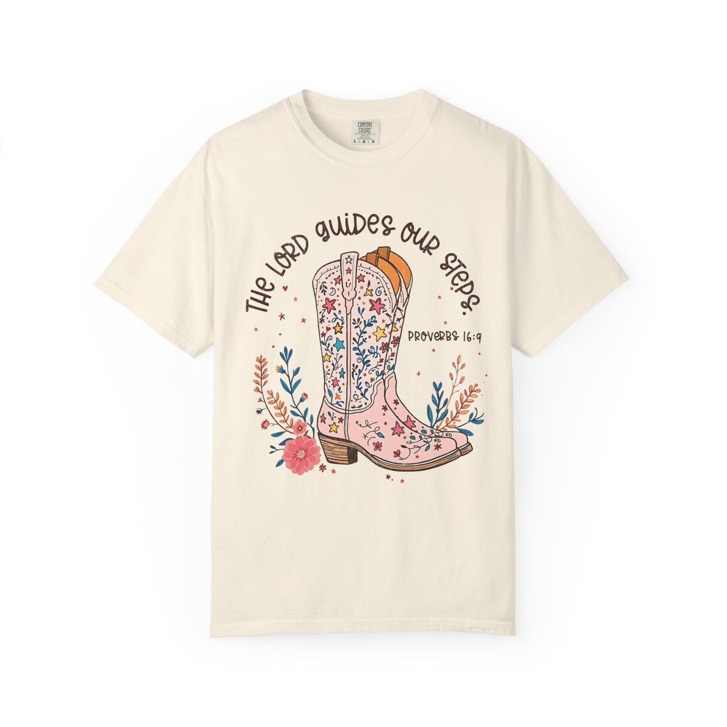 The Lord Guides Our Steps Comfort Colors Shirt