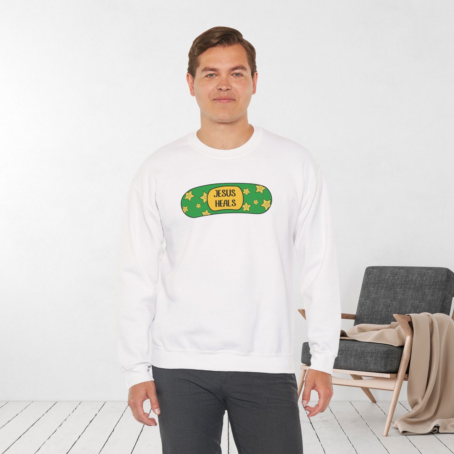 Jesus Heals Sweatshirt