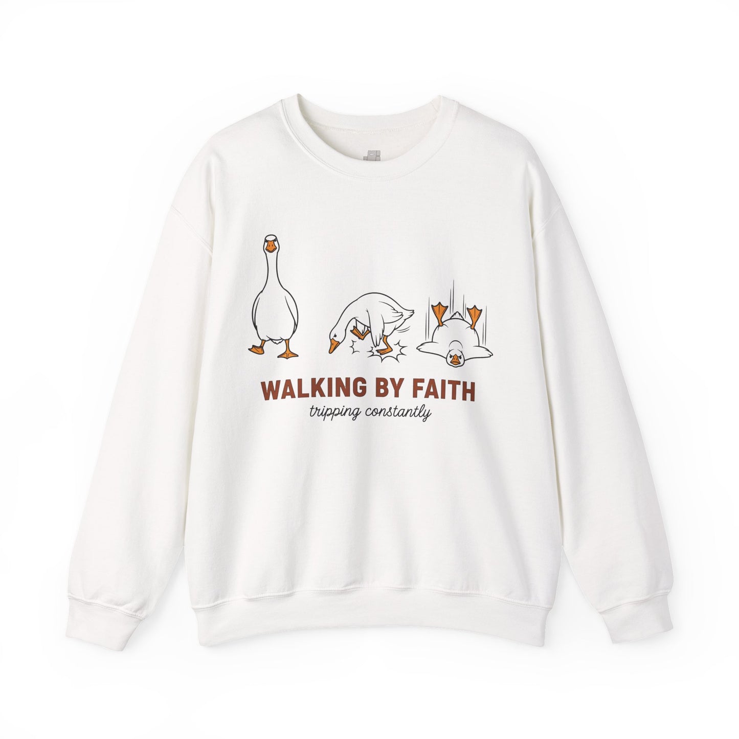 Walking By Faith Tripping Constantly Sweatshirt