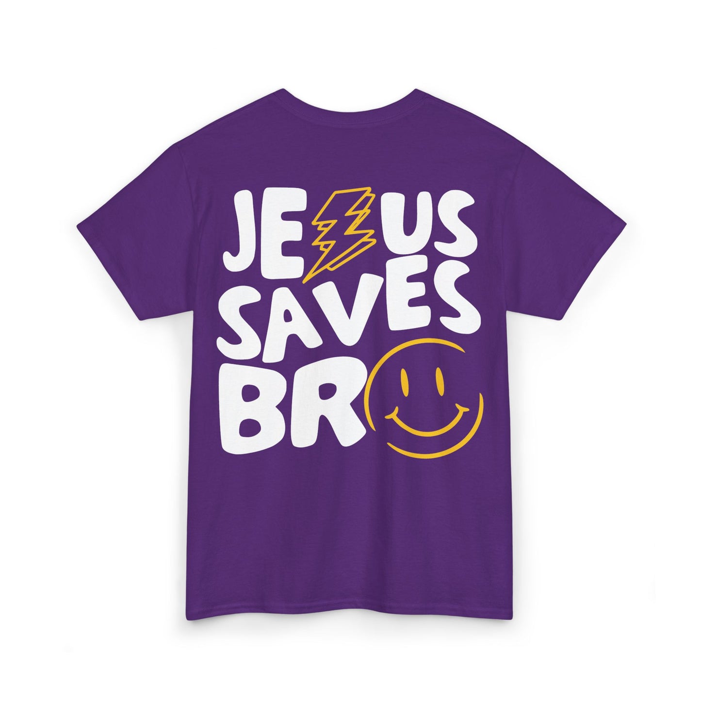 Jesus Saves Bro Heavy Cotton Tee