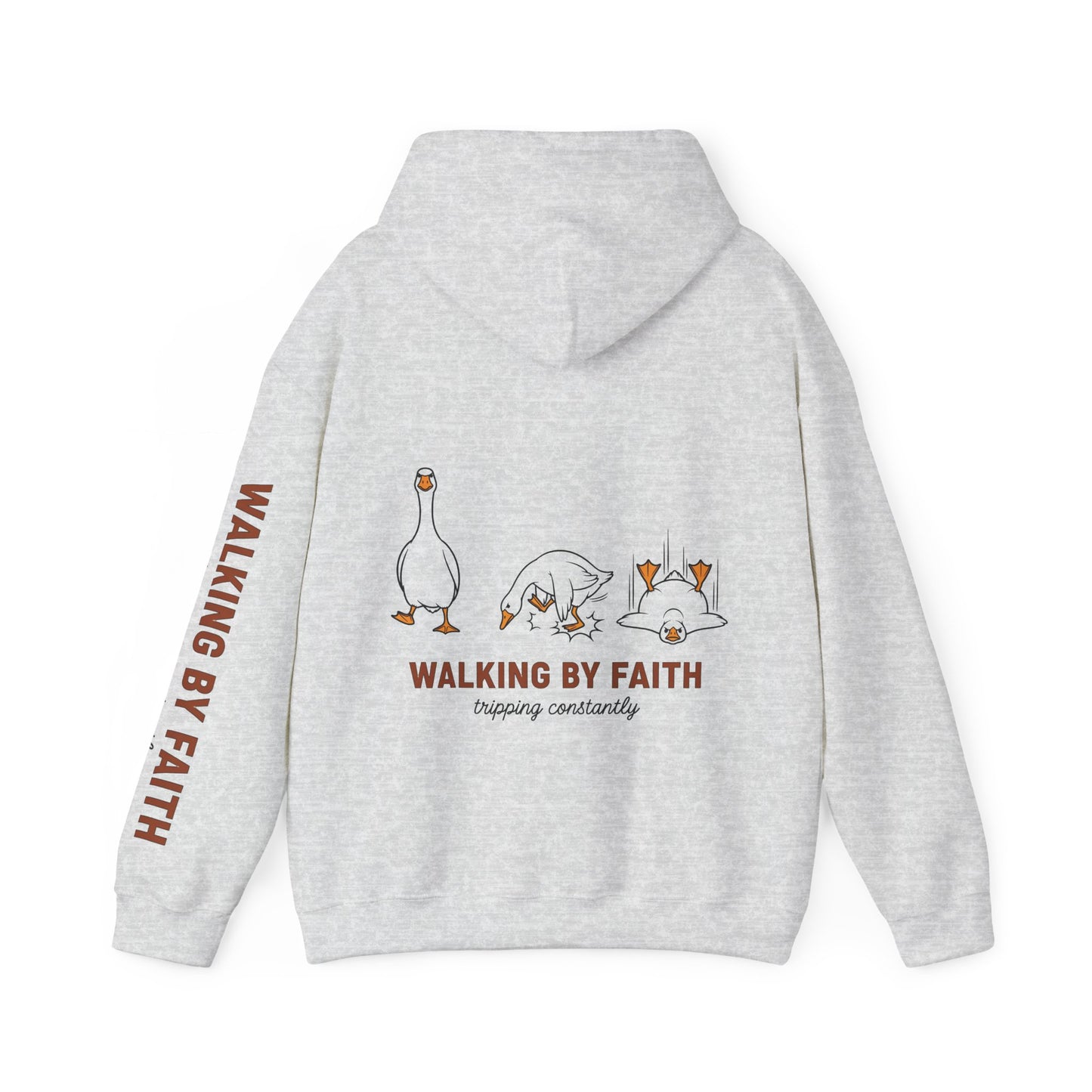 Walking By Faith Tripping Constantly Hoodie