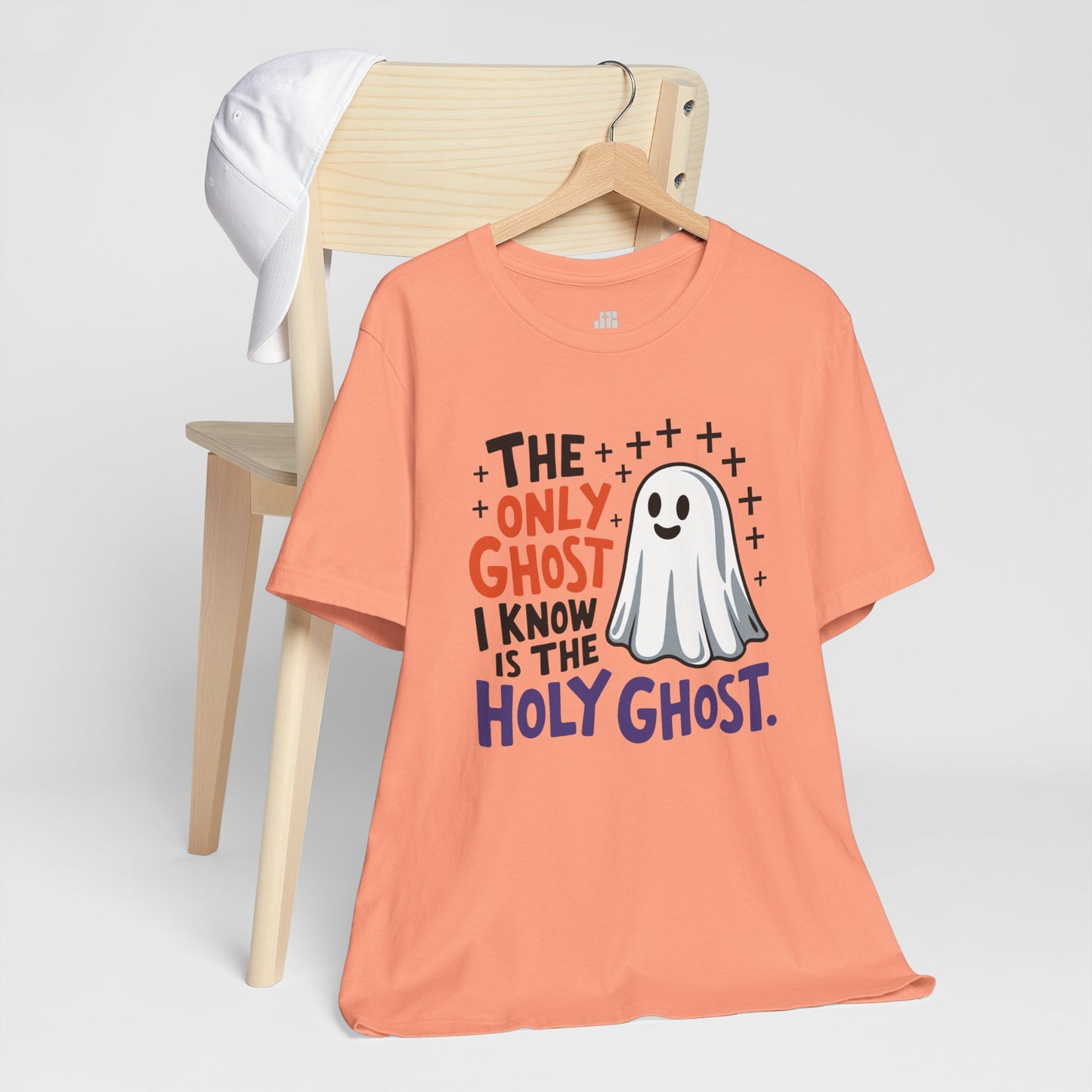 The Only Ghost I Know Is The Holy Ghost Soft Cotton Tee - Christian Shirt