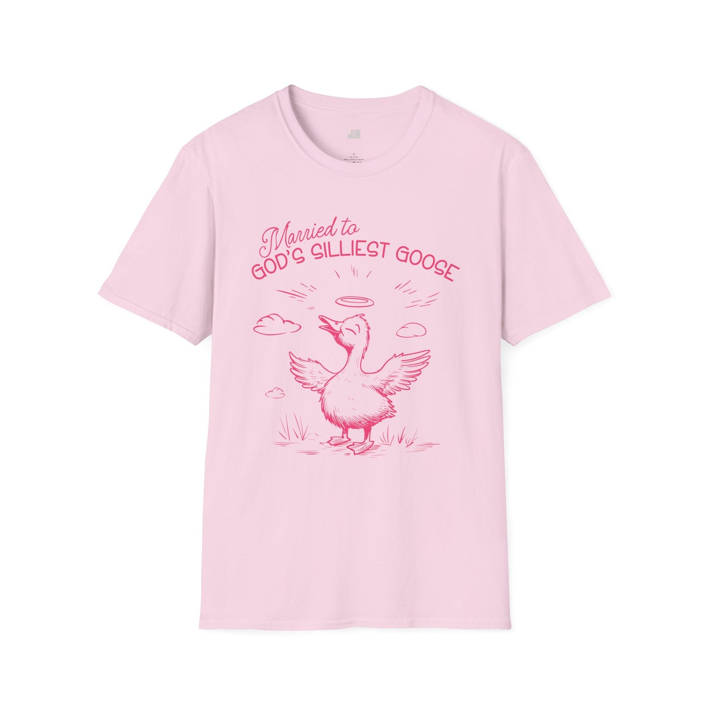Married to God's Silliest Goose Softstyle T-shirt