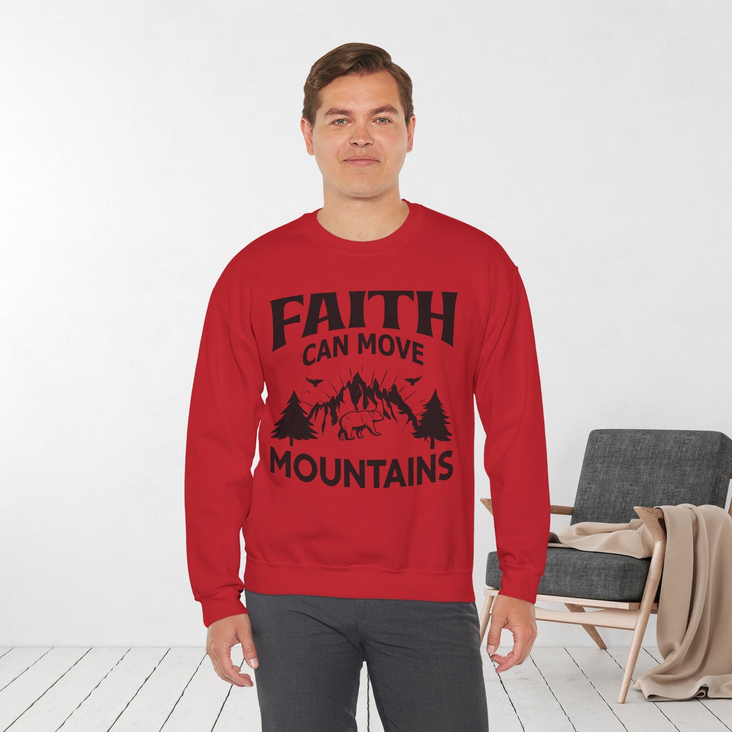 Faith Can Move Mountains Sweatshirt