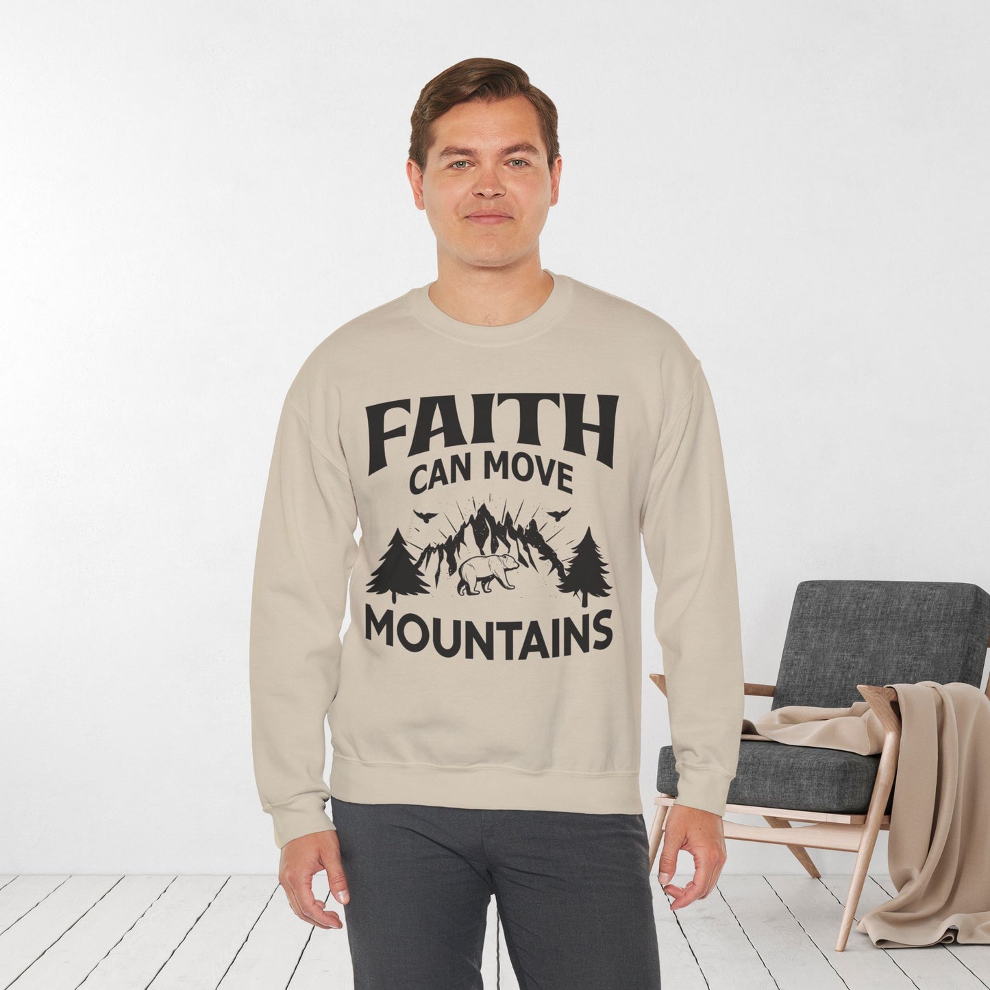 Faith Can Move Mountains Sweatshirt