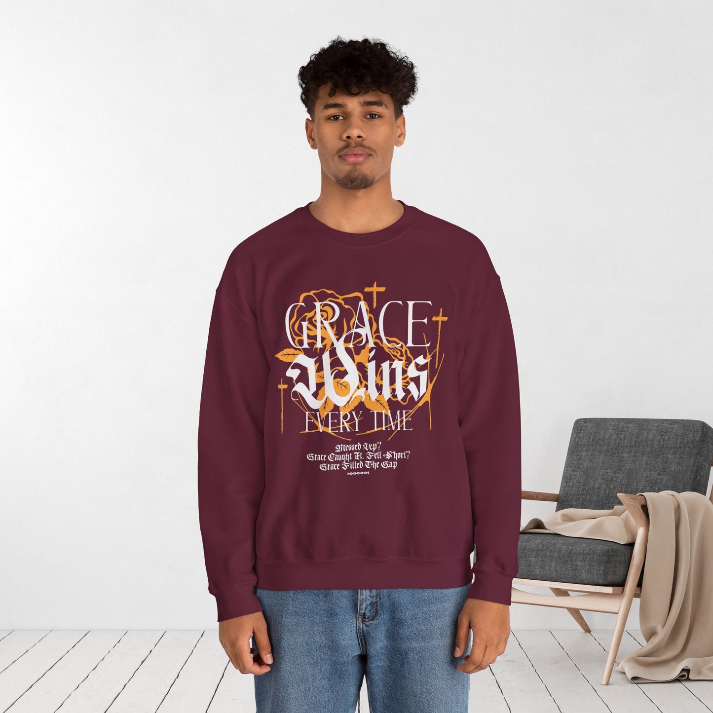 Grace Wins Every Time Sweatshirt