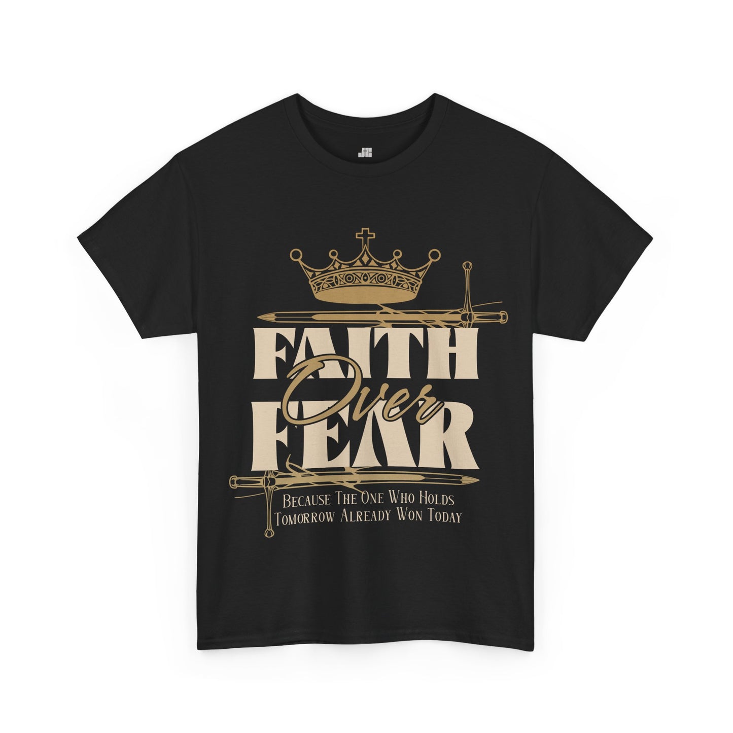 Faith Over Fear Heavy Cotton Tee