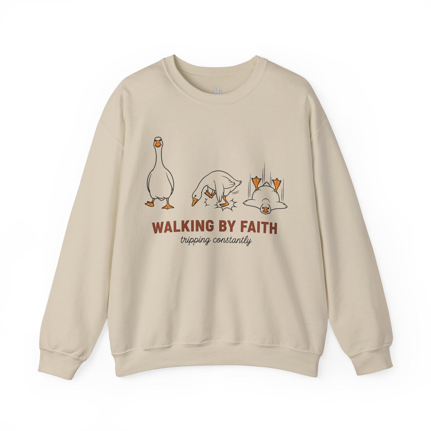 Walking By Faith Tripping Constantly Sweatshirt