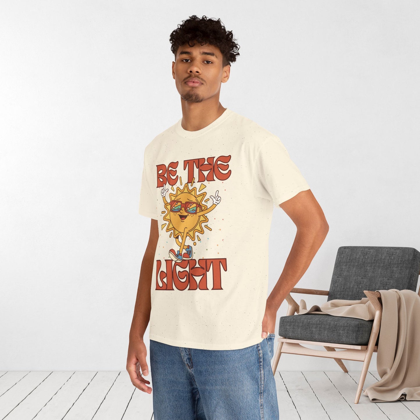 Be The Light Heavy Cotton Tee