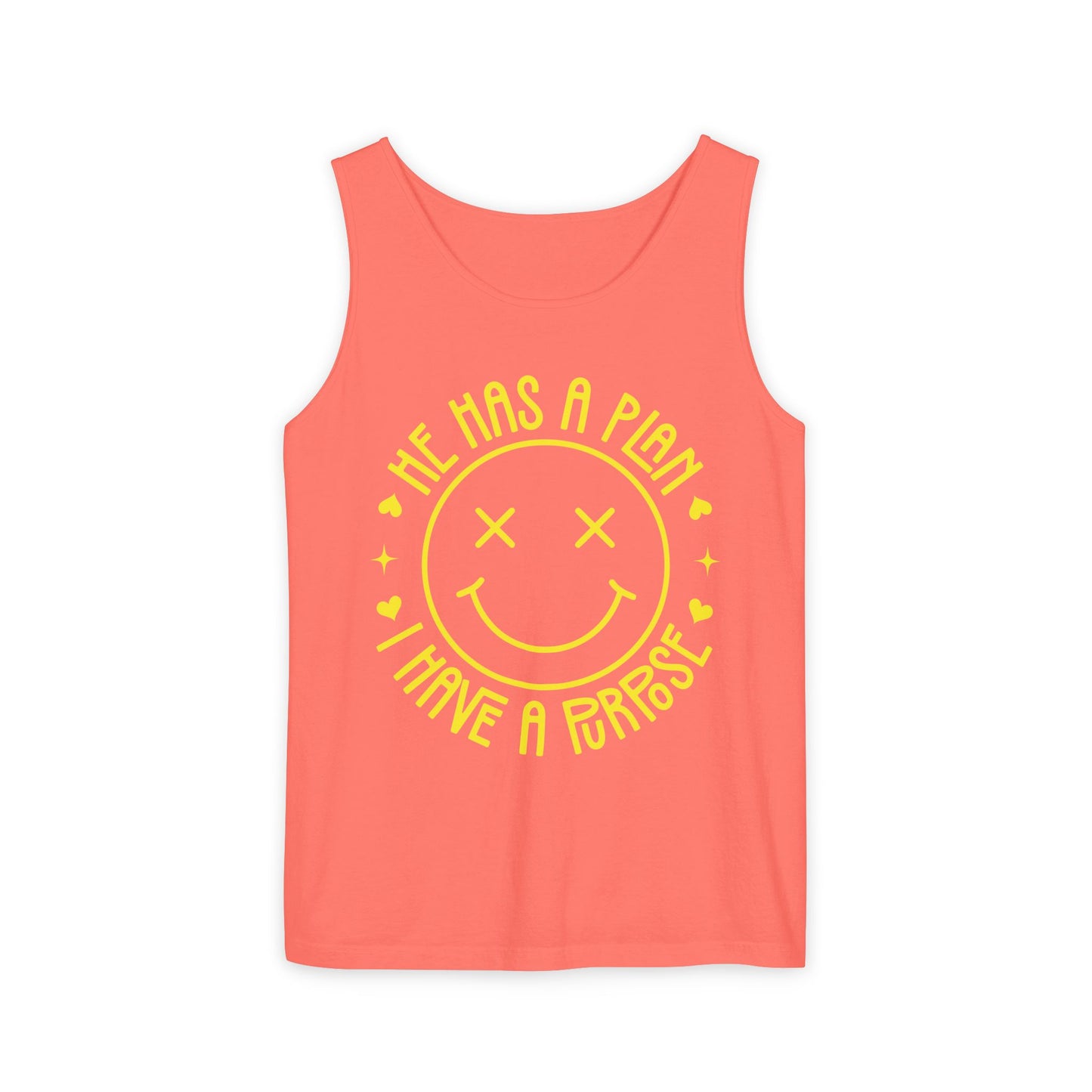 He Has a Plan I Have a Purpose Comfort Colors Garment-Dyed Tank Top