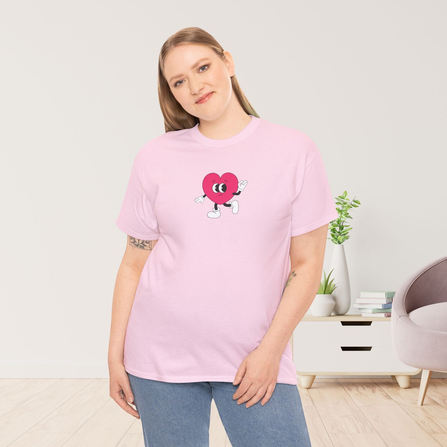 Jesus Loves You Heavy Cotton Tee